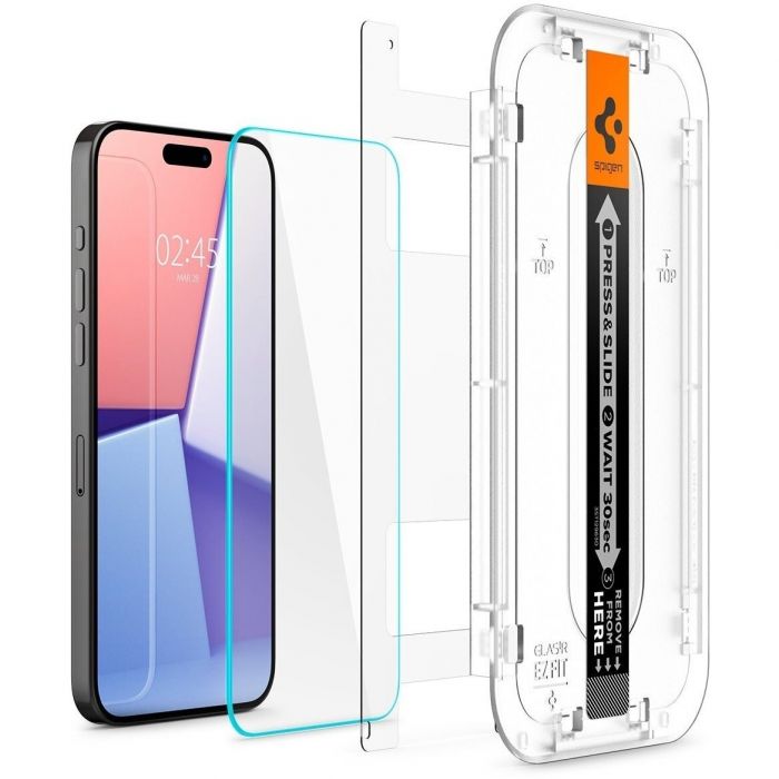Захисне скло Spigen для Apple iPhone 15 Pro Max tREZ (2 Pack)