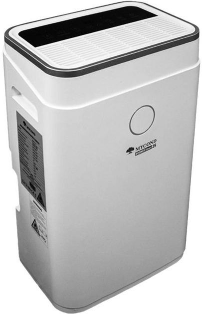 Осушувач повітря Mycond Roomer Smart 25 побутовий, 25л.на добу, 180м3/год, 50м2, дисплей, ел. кер-ня, Wi-Fi, таймер, авто вимк., білий