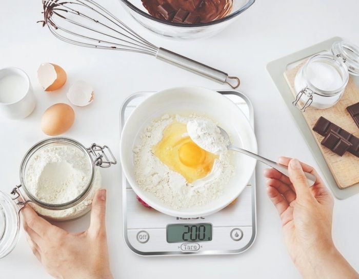 Ваги Tefal кухонні Optiss Decor, 5кг, 2хААА в комплекті, скло, різнокольоровий