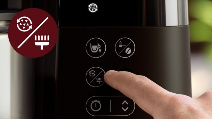 Кавоварка Philips крапельна All-in-1 Brew, 1.25л, зерно+мелена, дисплей, підігрів кавника, кавомолка, чорний