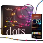 Гірлянда Smart LED Twinkly Dots Lights RGB 200 Gen II, IP44, 10м, кабель прозорий