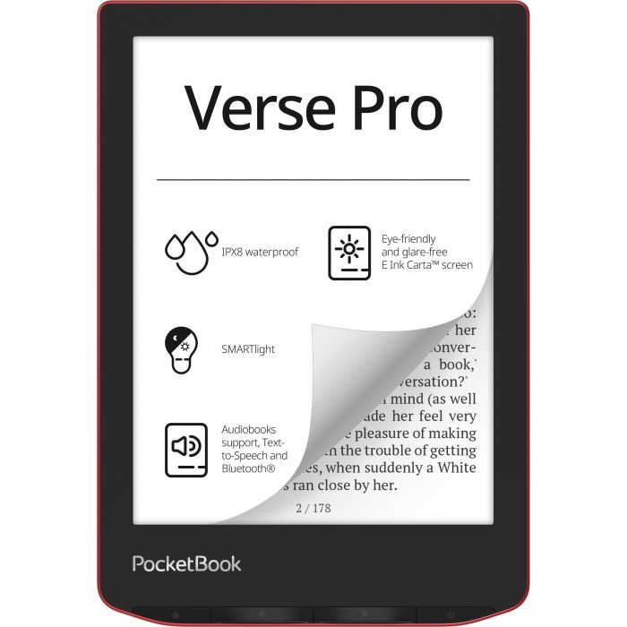 Електронна книга PocketBook 634, Passion Red