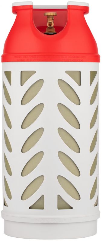 Балон газовий композитний Hexagon Ragasco 33.5л HR33.5L, пропан/бутан 14кг/16,5кг, 20бар, вентиль Shell (український стандарт), 7.5 кг