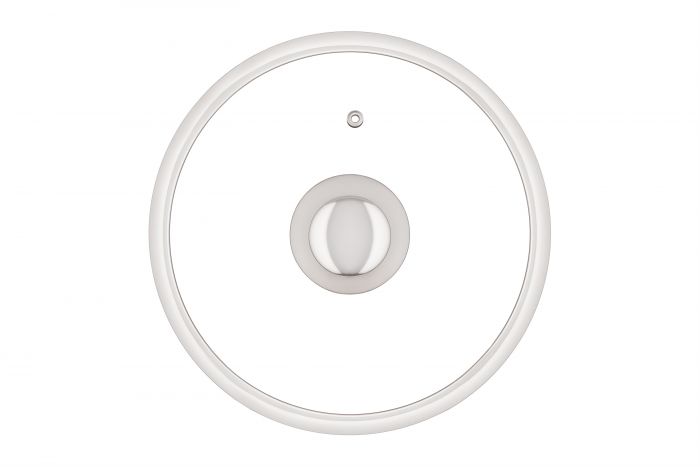 Кришка ARDESTO Gemini, 24см, термостійке скло, нержавіюча сталь