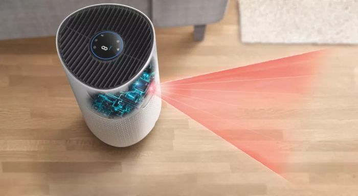 Очисник повітря PHILIPS 1000i Series, 78м2, 300м3/год, дисплей, Nano, НЕРА,попередн.,угольний фільтр, Wi-Fi, 4 режими, білий