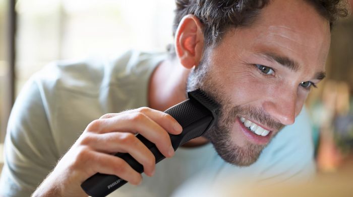 Тример Philips Series 3000, для бороди, вусів, голови та тіла, акум., насадок-1, сталь, чорний