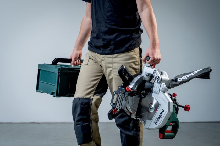 Пила торцювальна Metabo KS 216 M, 1100Вт, диск 216мм, пропил 60/45мм, 8.7кг