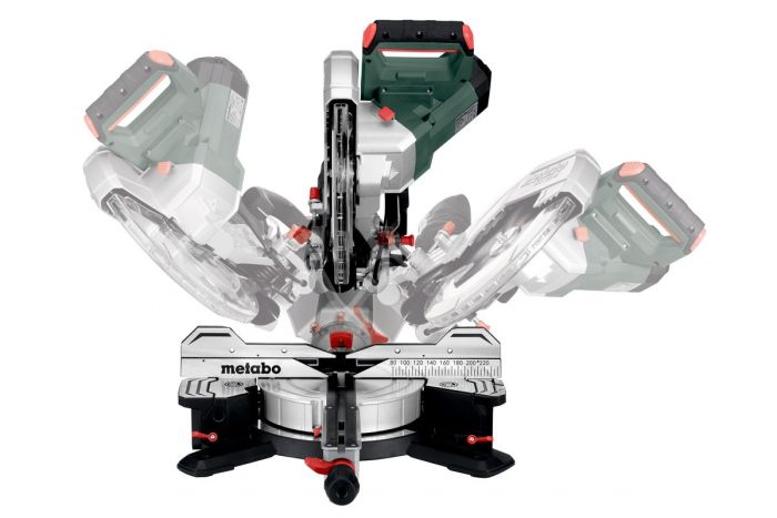 Пила торцювальна Metabo KGS 305 M з протяжкою, 1600Вт, диск 305мм, пропил 110/67мм, 18.6кг
