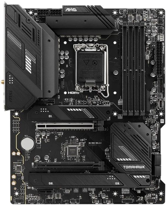 Материнcька плата MSI MAG B760 TOMAHAWK WIFI s1700 B760 4xDDR5 HDMI DP WiFi BT ATX