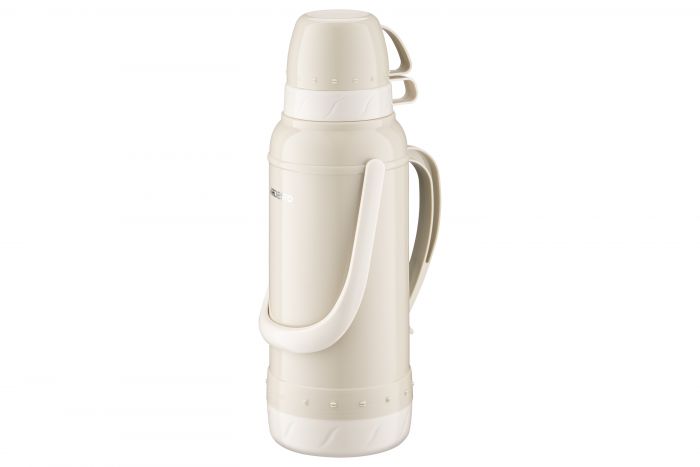 Термос ARDESTO Gemini Gourmet, 2000мл, пластик, боросилікатне скло, бежевий