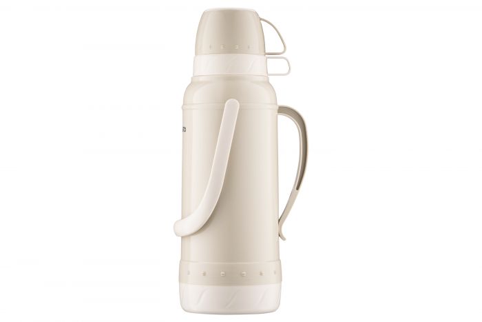 Термос ARDESTO Gemini Gourmet, 2000мл, пластик, боросилікатне скло, бежевий