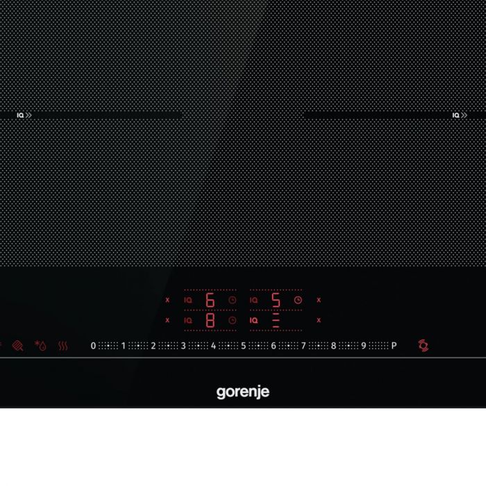 Варильна поверхня Gorenje індукційна, 60см, поєднання конфорок, Iq-програми, чорний