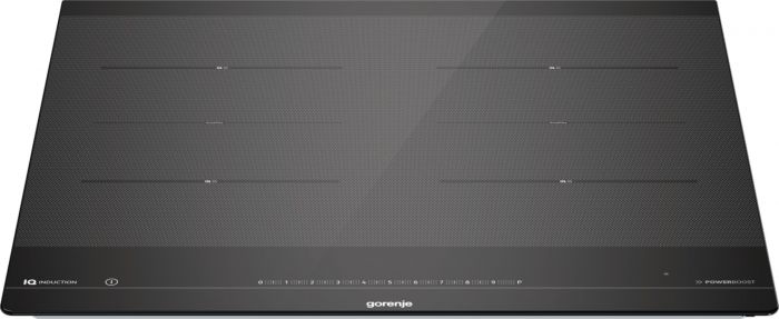 Варильна поверхня Gorenje індукційна, 60см, поєднання конфорок, Iq-програми, чорний