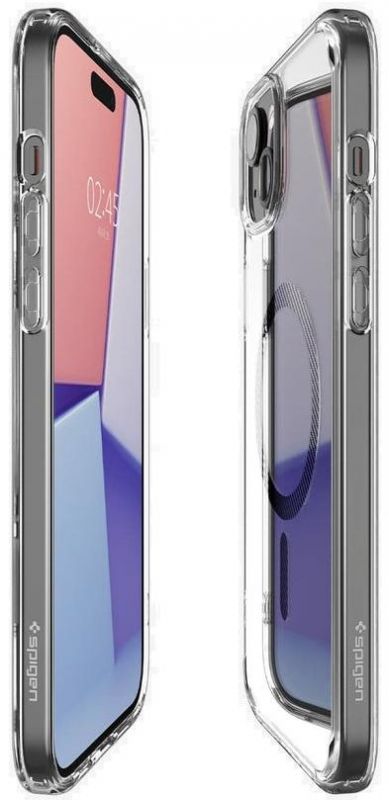 Чохол Spigen для Apple iPhone 15 Plus Ultra Hybrid MagFit, Carbon Fiber