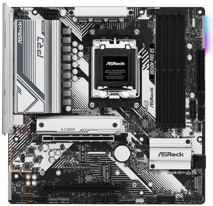 Материнська плата B650M PRO RS sAM5 B650 4xDDR5 M.2 HDMI DP mATX