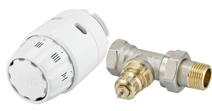 Комплект термостатичний Danfoss RA-FN + RAS-C2, 1/2", RA, прямий