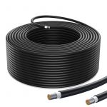 Кабель для сонячних панелей 2E перетином 6 кв.мм 30,5 м Чорний