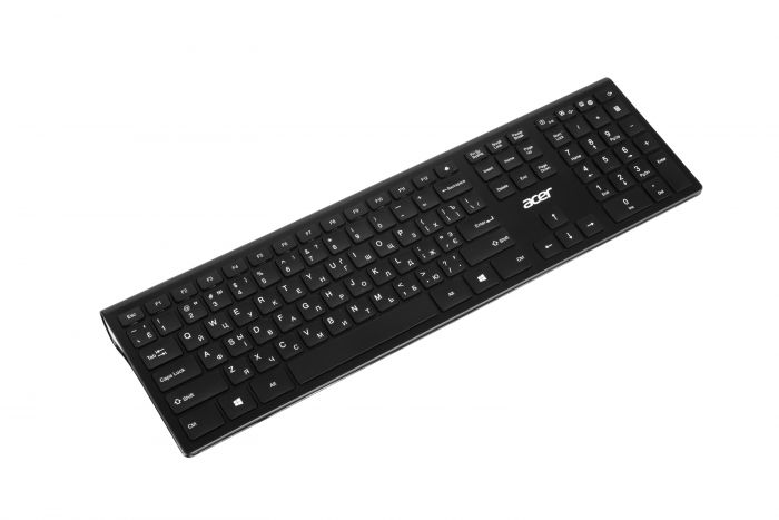 Комплект клавіатура та миша Acer OKR030, WL, EN/UKR/RU, чорний