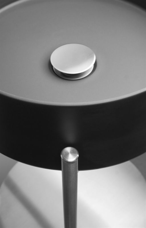 Консоль Deante Silia під раковину, окремо стояча, матова сталь