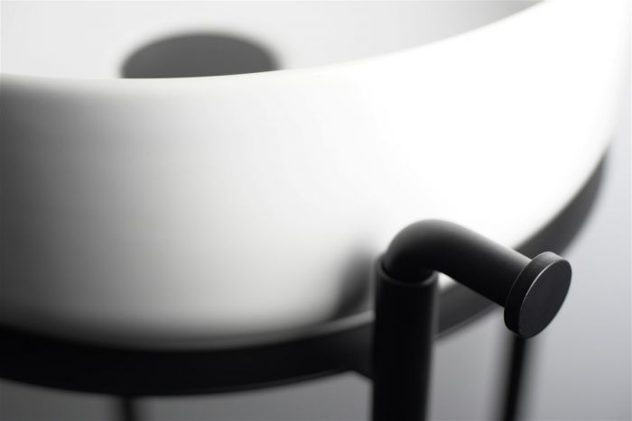 Консоль Deante Silia під раковину, окремо стояча, чорний