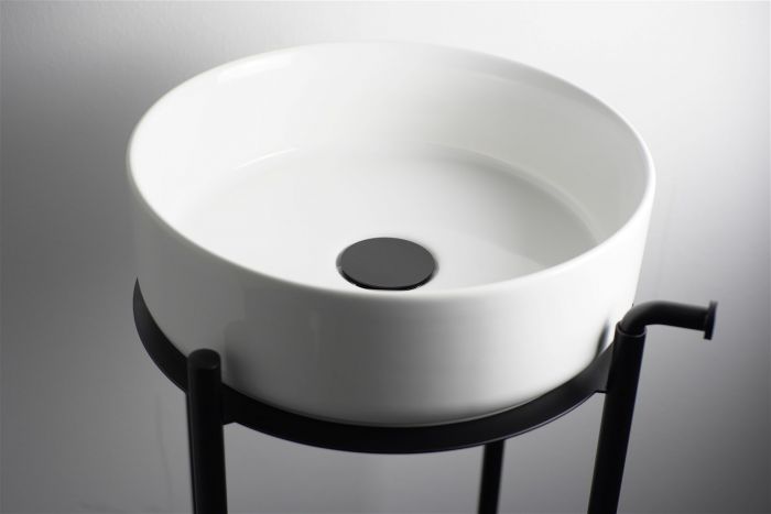 Консоль Deante Silia під раковину, окремо стояча, чорний