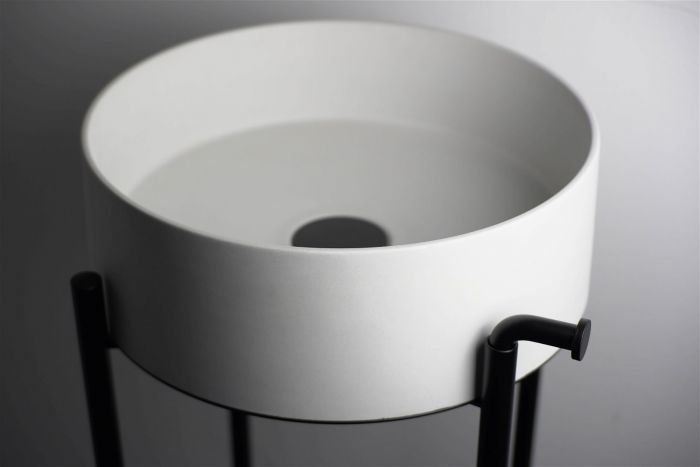 Консоль Deante Silia під раковину, окремо стояча, чорний