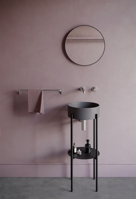 Консоль Deante Silia під раковину, окремо стояча, чорний