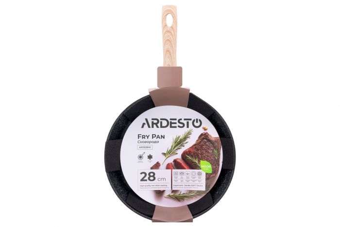 Сковорода глибока ARDESTO Midori, 28см, алюміній, чорний