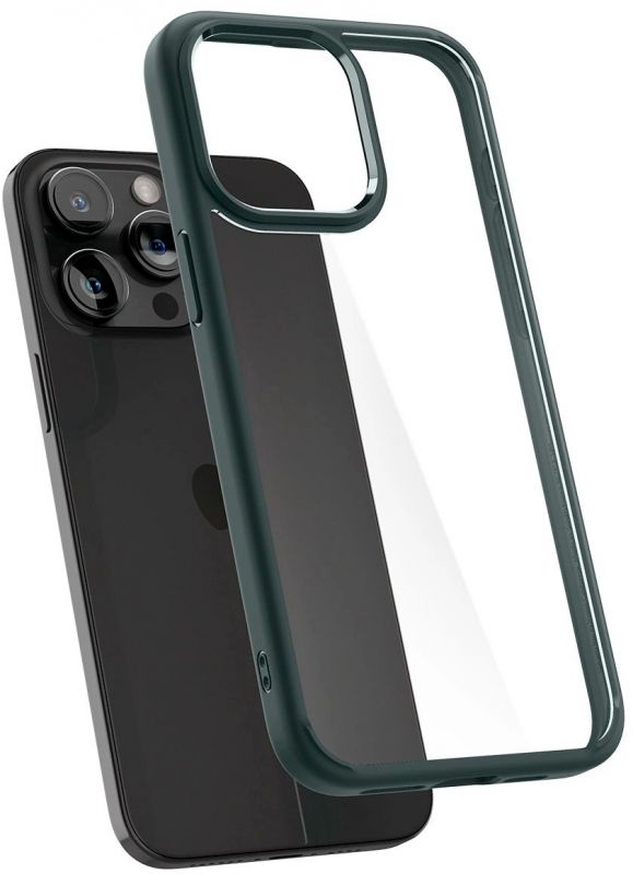 Чохол Spigen для Apple iPhone 15 Pro Max Ultra Hybrid, Abyss Green