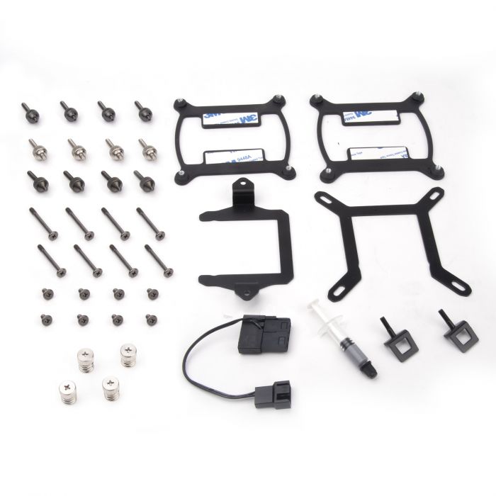 Система рідинного оxолодження SilverStone Perma Frost Premium PF240W-ARGB-V2, LGA1700, 2066, 2011, 1200, 115x, AM5, AM4, AM3, AM2, FM1, FM2, TDP240W, білий