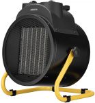 Теплова гармата електрична ARDESTO IFH-05B 5кВт, 50м2, 470м3/г, керамічний нагрів. елемент (PTC), чорний, 4кг