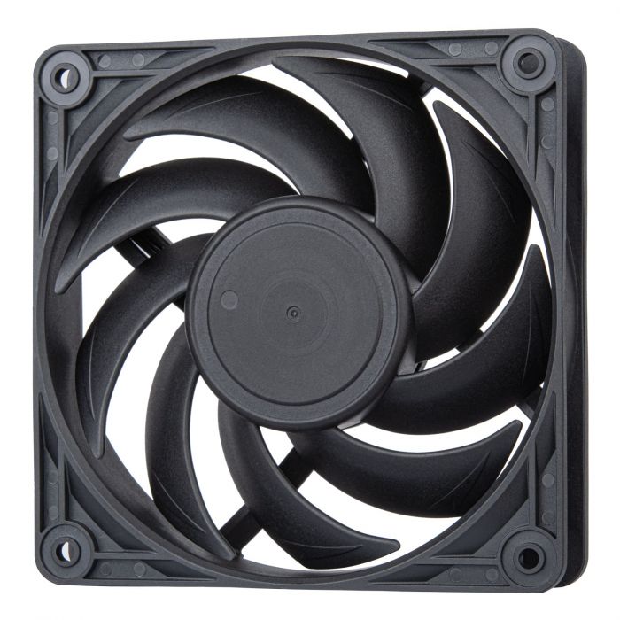 Корпусний вентилятор SilverStone Vista VS120B-F, 120мм, 1500rpm, 3pin 23.1dBa, чорний