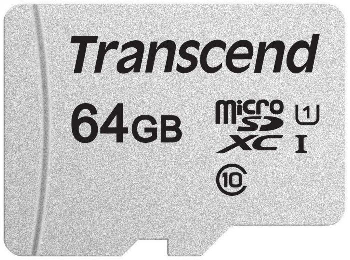 Карта пам'яті Transcend microSD   64GB C10 UHS-I R100/W20MB/s