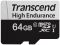 Карта пам'яті Transcend microSD   64GB C10 UHS-I U1 High Endurance (85TB)