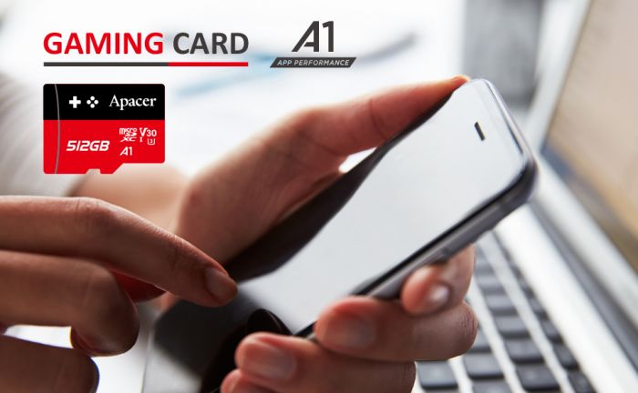 Карта пам'яті Apacer microSD  64GB C10 UHS-I U3 A1 R100/W80MB/s