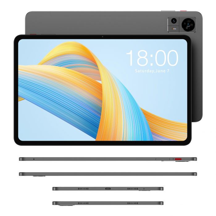 Планшет Teclast T60 12" 8ГБ, 256ГБ, LTE, 8000мА•год, Android, сірий