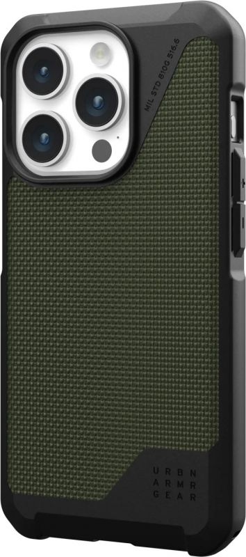 Чохол UAG для Apple iPhone 15 Pro Max Metropolis LT Magsafe, Kevlar Olive