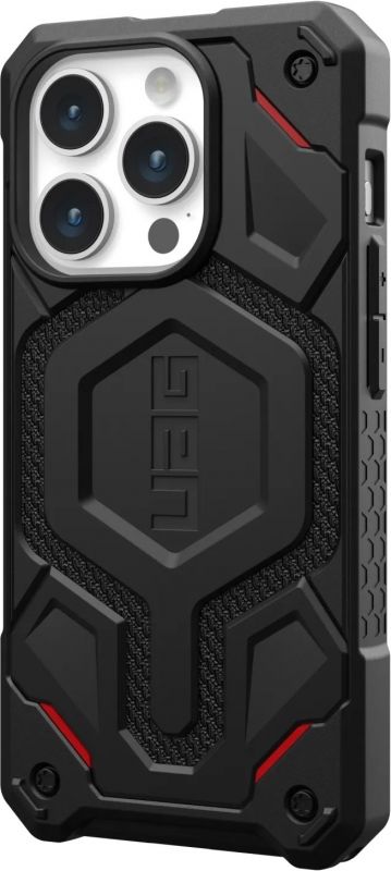 Чохол UAG для Apple iPhone 15 Pro Max Monarch Pro Magsafe, Kevlar Black