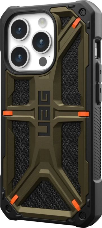 Чохол UAG для Apple iPhone 15 Pro Max Monarch, Kevlar Elemental Green