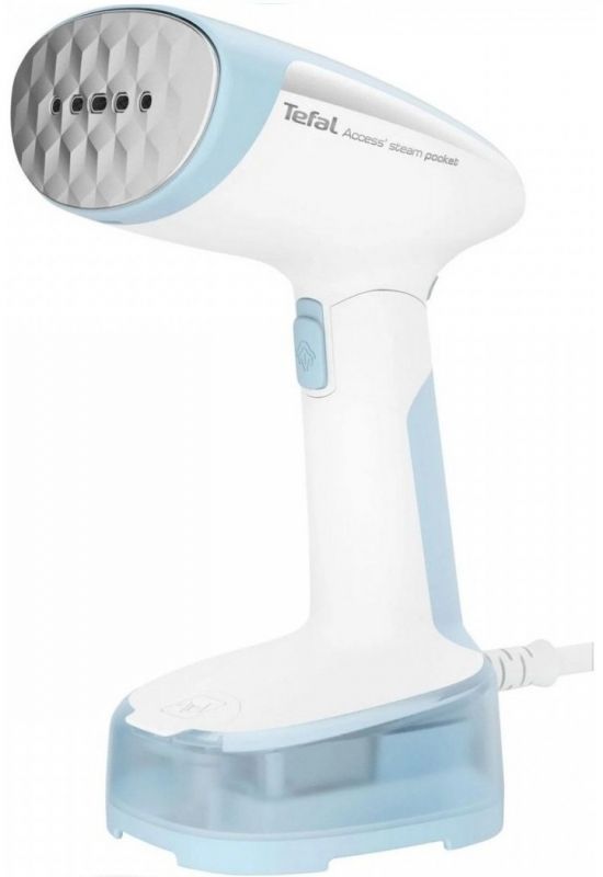 Відпарювач Tefal компактний ACCESS'STEAM POCKET, 1300Вт, постійна пара - 20гр, біло-блакитний