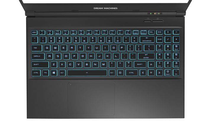 Ноутбук Dream Machines RG3050-15 15.6FHD IPS, Intel i5-13500H, 16GB, F500GB, NVD3050-4, DOS, чорний