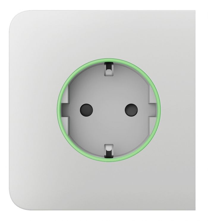 Бічна панель для вбудованої розетки Ajax SideCover for Outlet smart, Jeweler, бездротова, білий