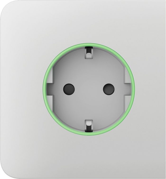 Бічна панель для вбудованої розетки Ajax SideCover for Outlet smart, Jeweler, бездротова, білий