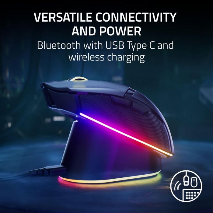 Миша Razer Cobra Pro, RGB, USB-A/WL/BT, чорний