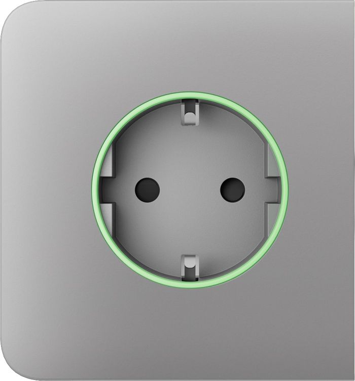 Бічна панель для вбудованої розетки Ajax SideCover for Outlet smart, Jeweler, бездротова, fog