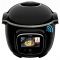Мультиварка Tefal скороварка Cook4me Touch, 1600Вт, чаша-6л, сенсорне керування, 13 програм, управл. смартф., метал, пластик, чорний