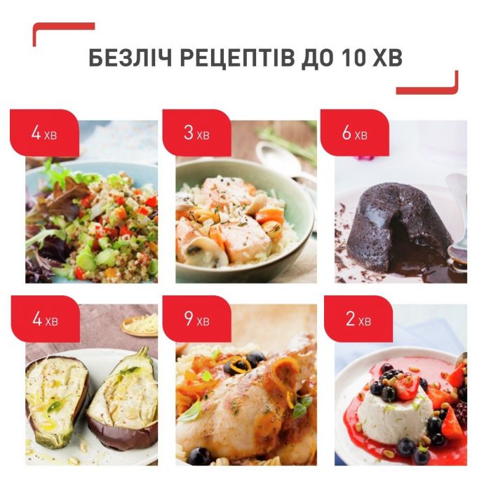 Мультиварка Tefal скороварка Cook4me Touch, 1600Вт, чаша-6л, сенсорне керування, 13 програм, управл. смартф., метал, пластик, чорний