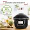 Мультиварка Tefal скороварка Cook4me Touch, 1600Вт, чаша-6л, сенсорне керування, 13 програм, управл. смартф., метал, пластик, чорний