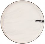 Тарілка десертна Ardesto Marmo, 19 см, бежева, кераміка