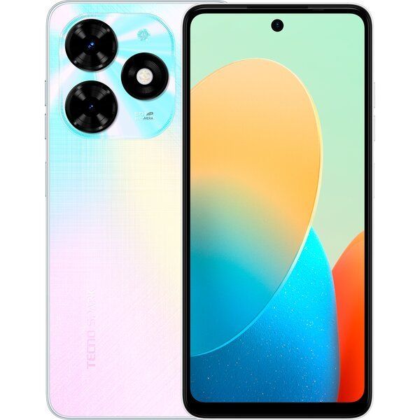 Смартфон TECNO Spark 20C (BG7n) 6.56" 8/128ГБ, 2SIM, 5000мА•год, Mystery White